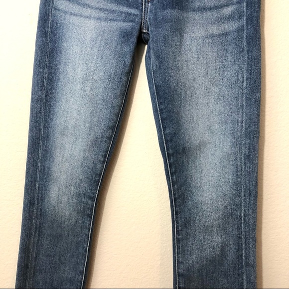 CLOSEOUT \7FAM\• Luxe Vintage Cropped Skinny Jeans with Let Down Hem - Picture 5 of 16